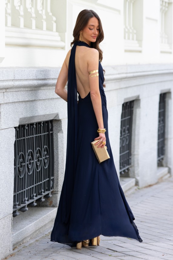 Vestido Marjol azul marino