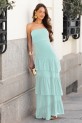 Vestido Daldin turquesa