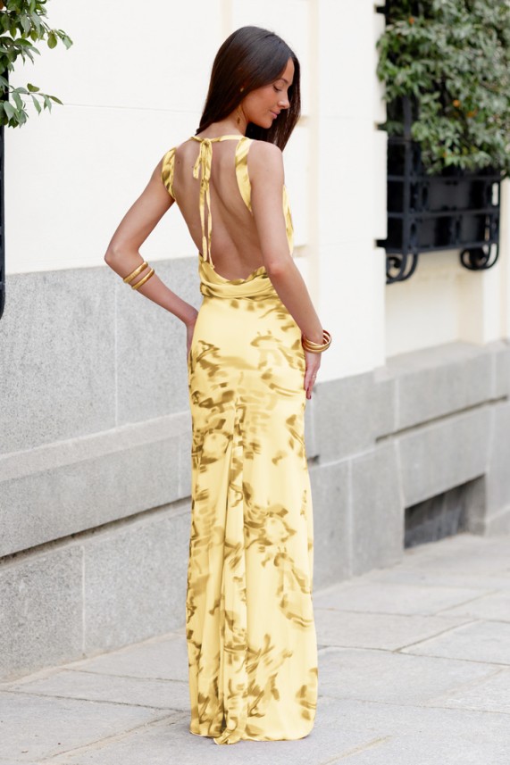 Vestido Dutton amarillo