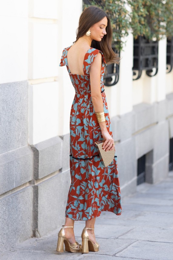 Vestido Peace teja