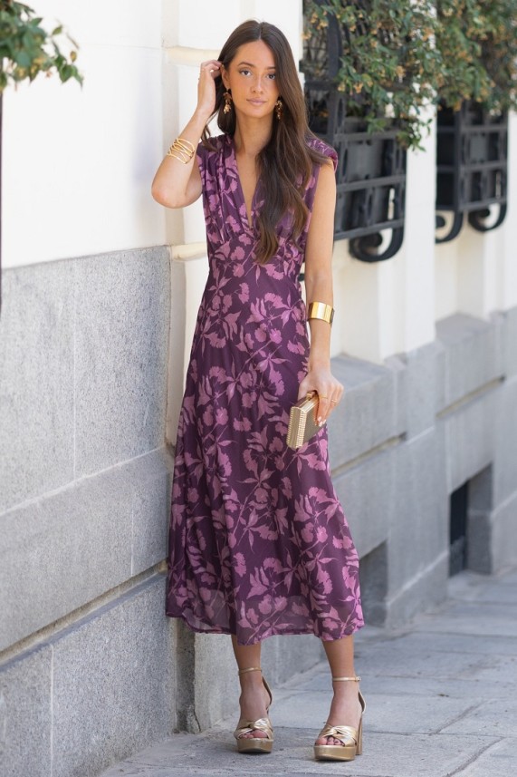 Vestido Nass buganvilla