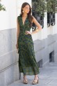 Vestido Nass verde caza