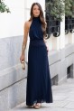 Vestido Brossi azul marino