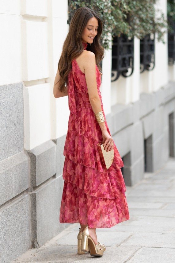 Vestido Kreiz frambuesa