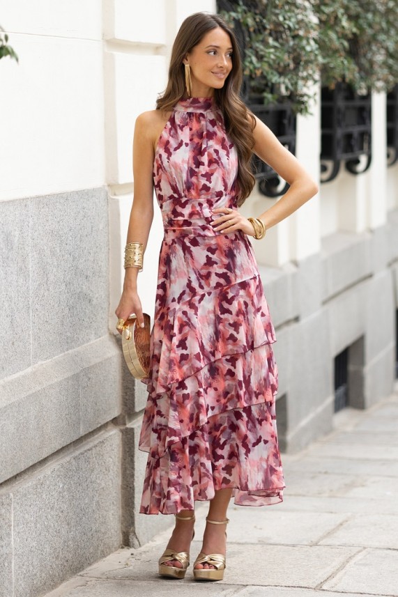 Vestido Jensen buganvilla