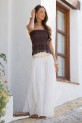 Falda Aquitania blanco