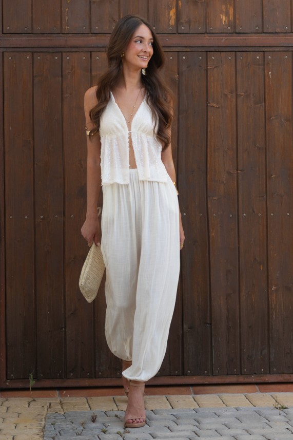 Pantalón Corse blanco