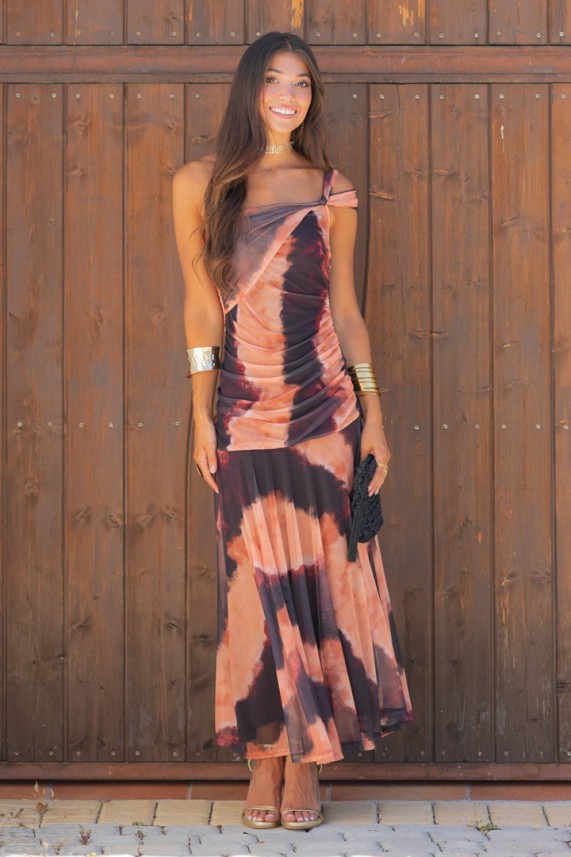 Vestido Anjou naranja