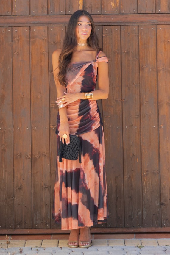 Vestido Anjou naranja