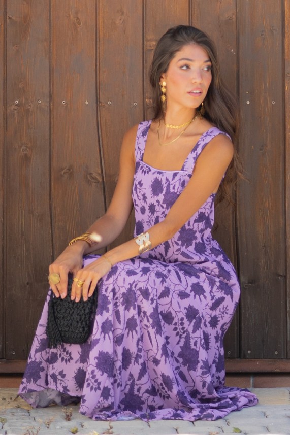 Vestido Guayana lila