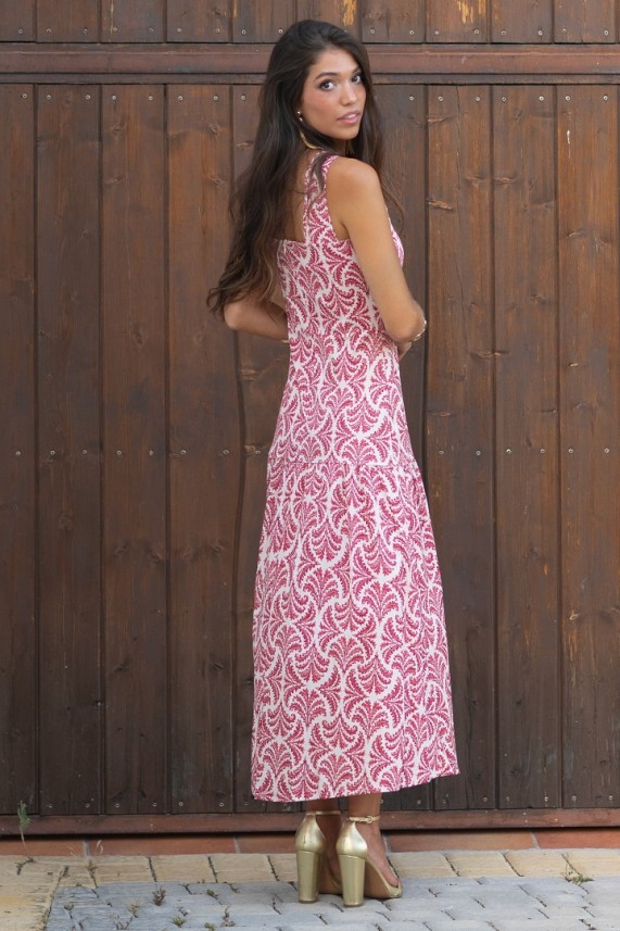 Vestido Croerts burdeos