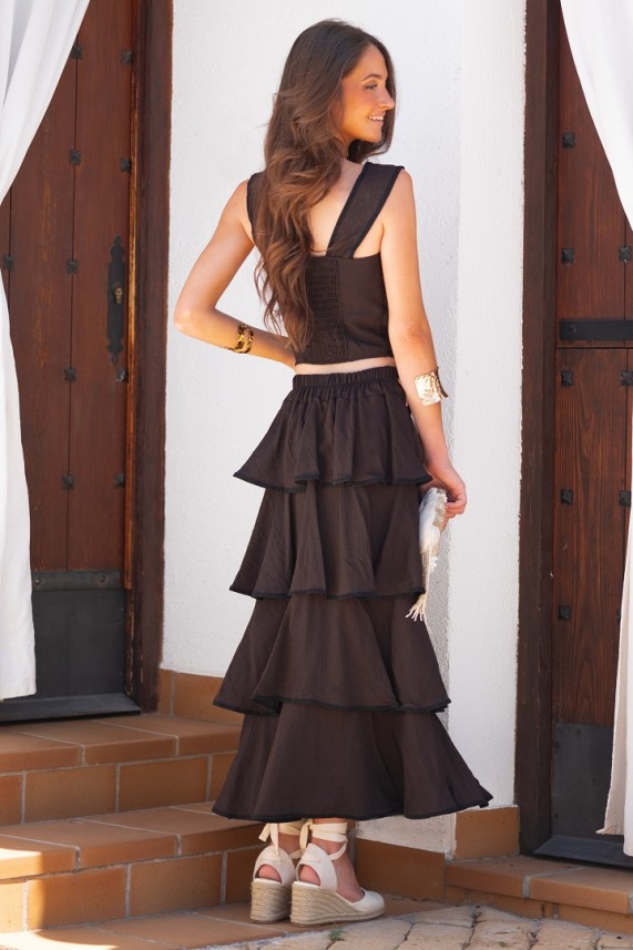 Conjunto Labourd marrón