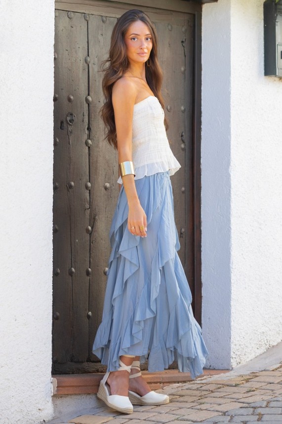Falda Podster azul