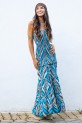 Vestido Rangers azul cobalto