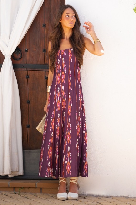 Vestido Biella buganvilla