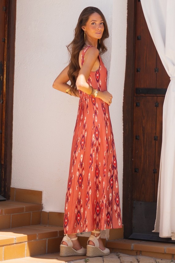 Vestido Biella teja