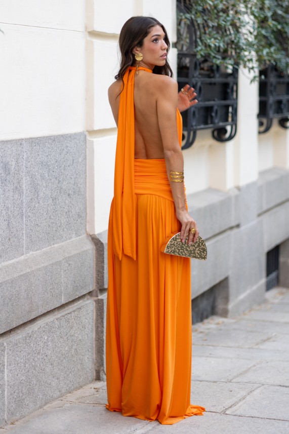 Vestido Konsa naranja