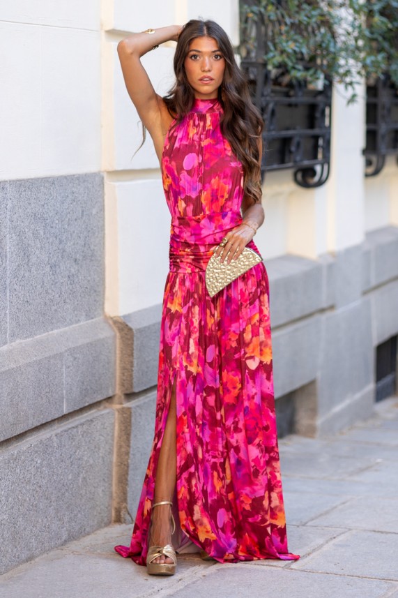 Vestido Stanes buganvilla