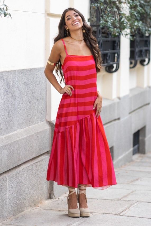 Vestido Mignano fucsia
