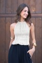 Top Velay blanco