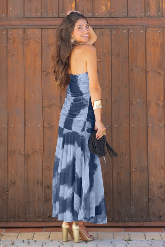 Vestido Anjou azul