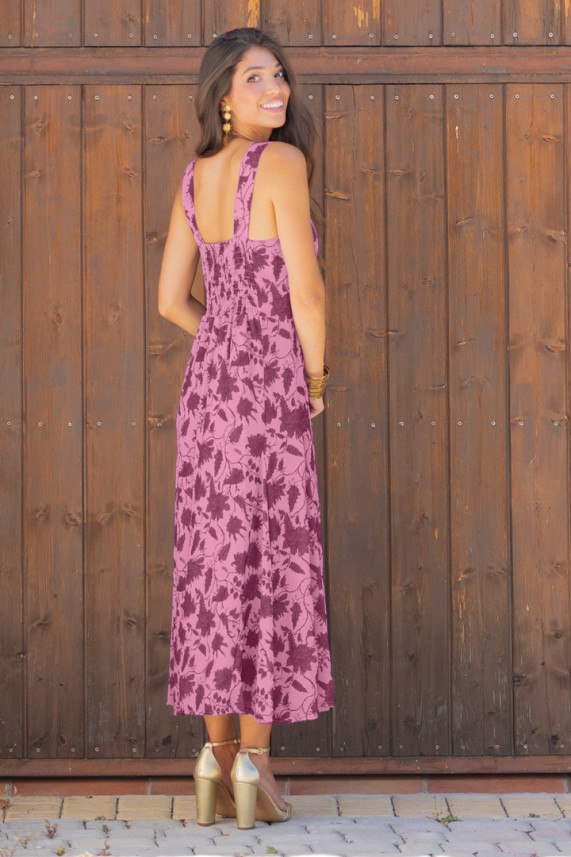 Vestido Guayana buganvilla