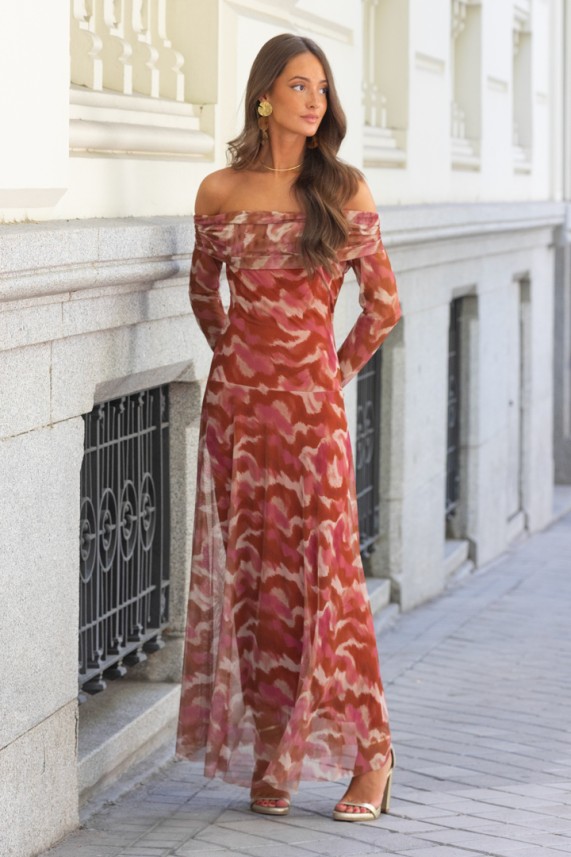 Vestido Craps teja