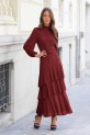 Vestido Wenzel burdeos