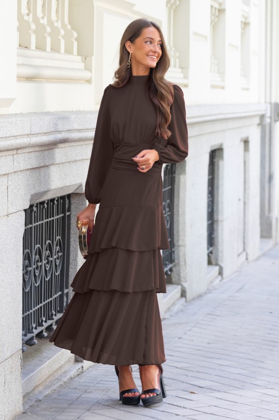 Vestido Wenzel marrón