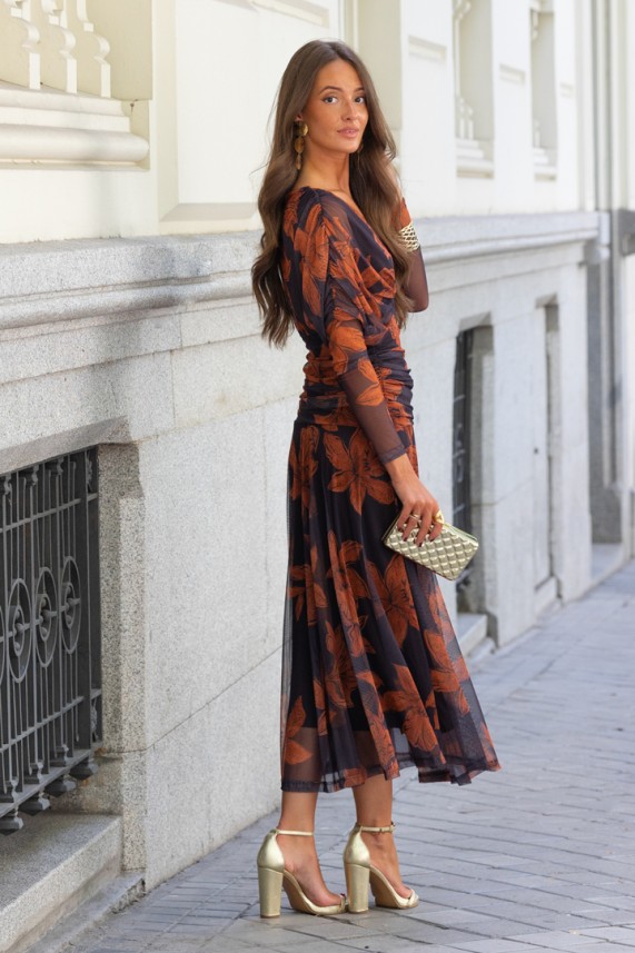 Vestido Lennard marrón