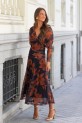 Vestido Lennard marrón