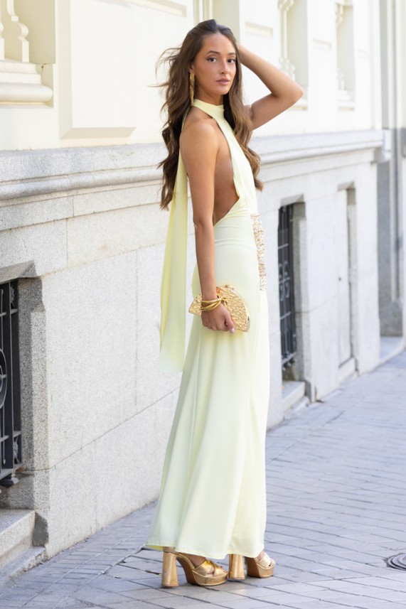 Vestido Leoni amarillo