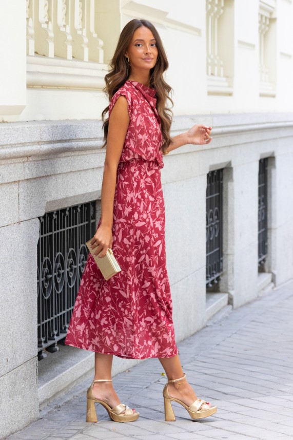 Vestido Ferraro frambuesa