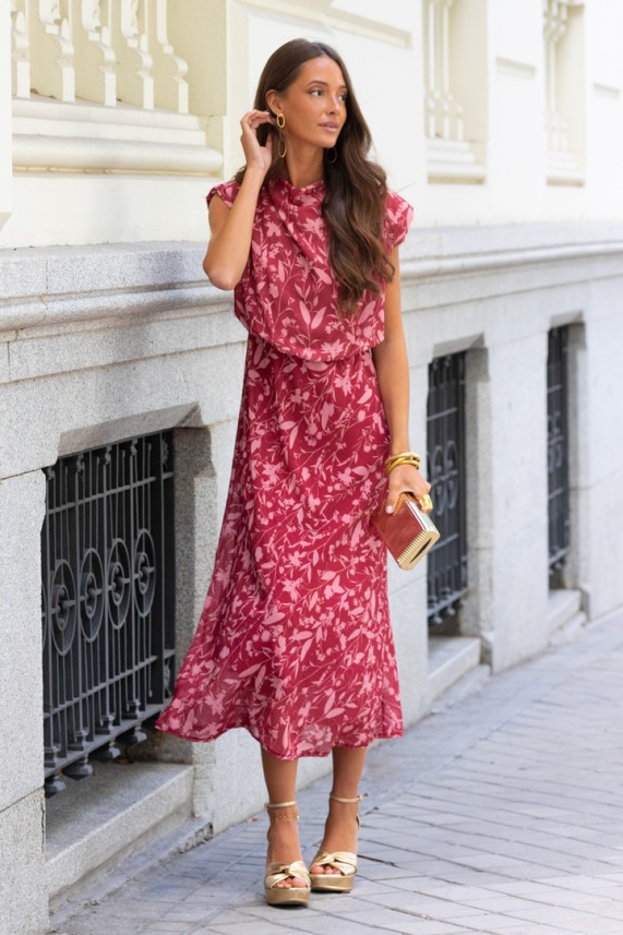 Vestido Ferraro frambuesa