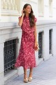Vestido Ferraro frambuesa