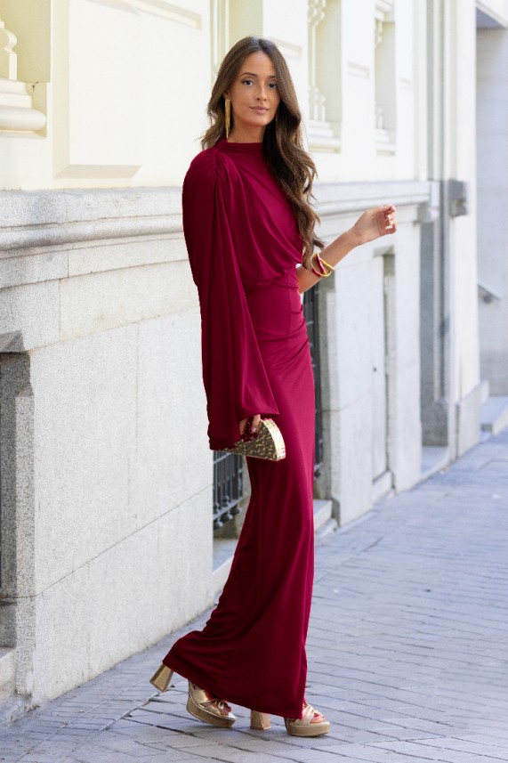 Vestido Striani burdeos