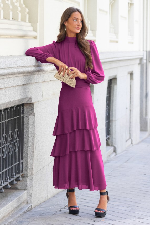 Vestido Wenzel buganvilla