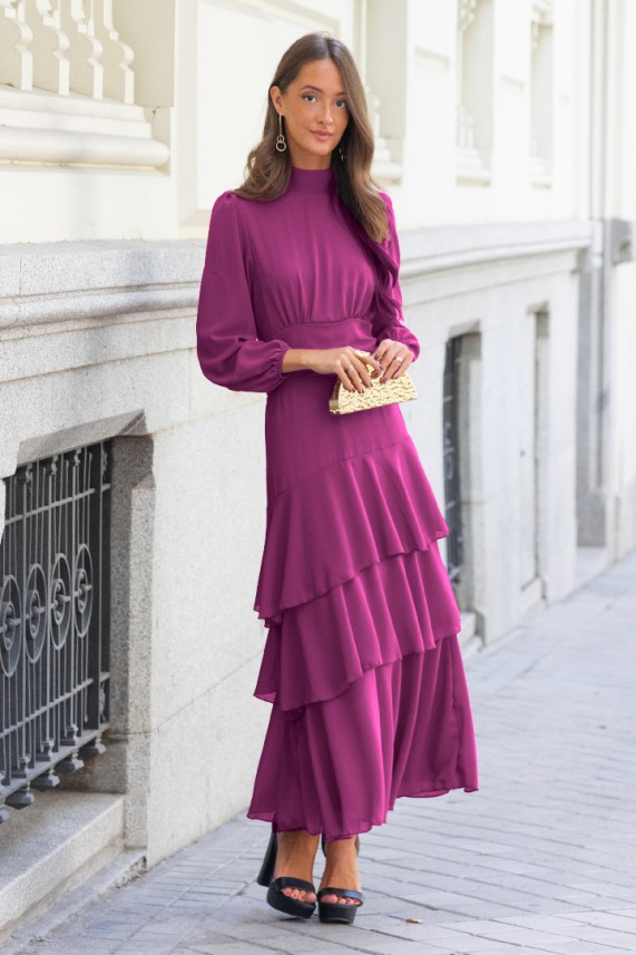 Vestido Wenzel buganvilla