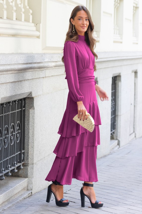 Vestido Wenzel buganvilla