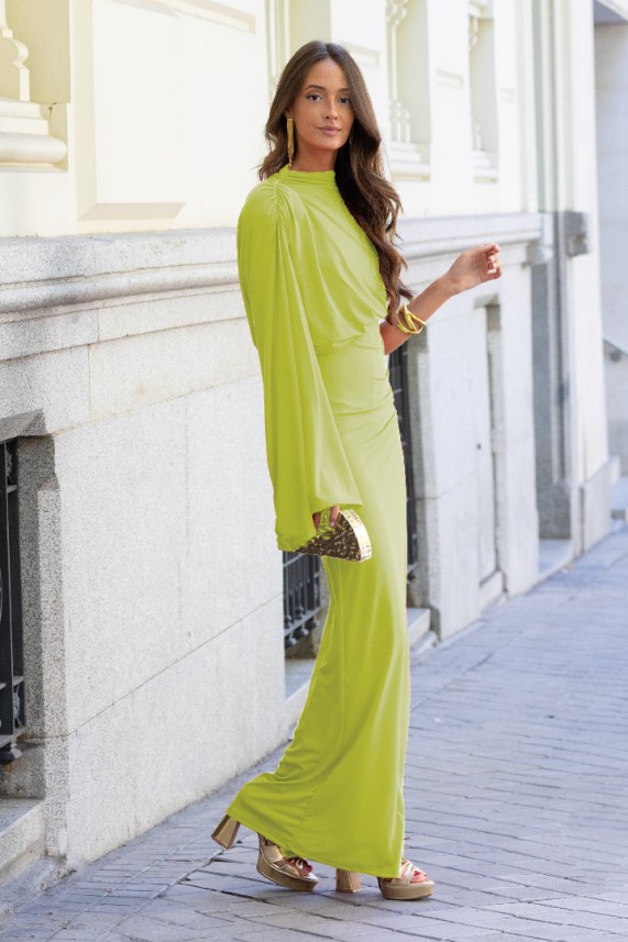 Vestido Striani verde pistacho