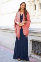 Poncho Taglia coral
