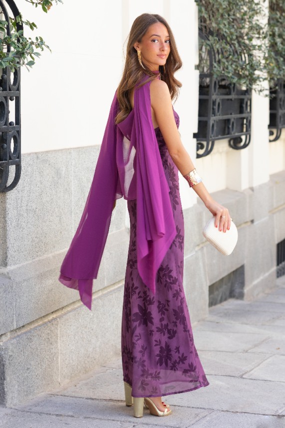 Vestido Bevort buganvilla
