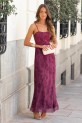 Vestido Bevort burdeos