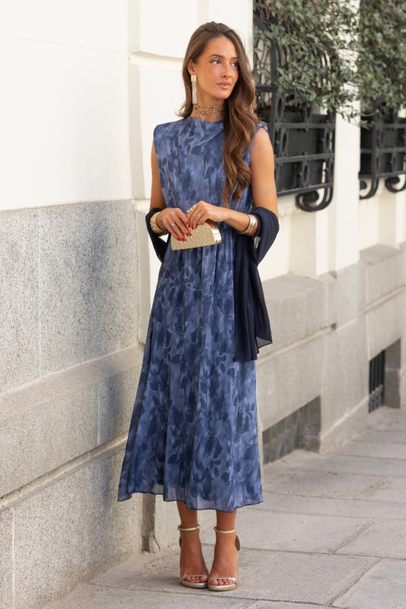 Vestido Macleod azul