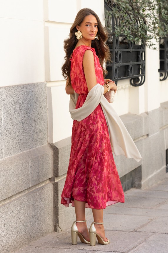 Vestido Macleod frambuesa