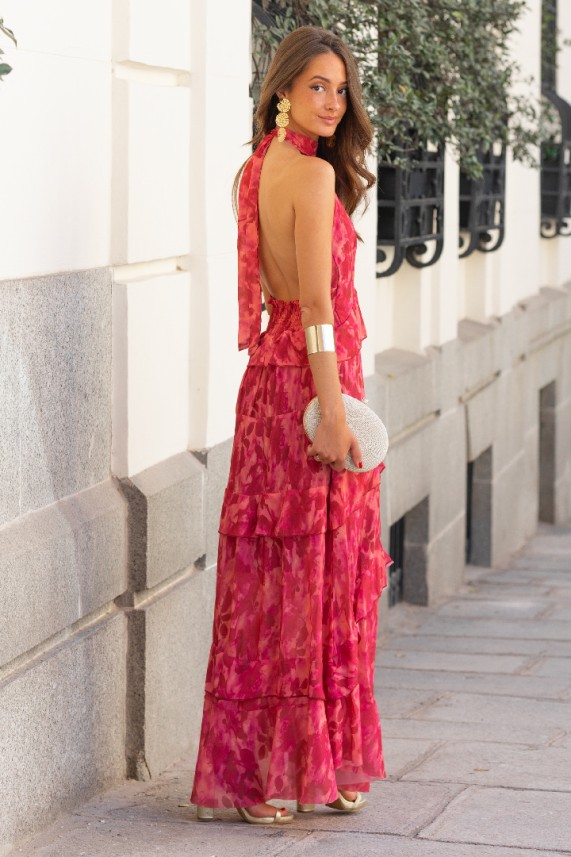 Vestido Norman frambuesa