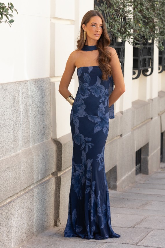 Vestido Blayde azul marino