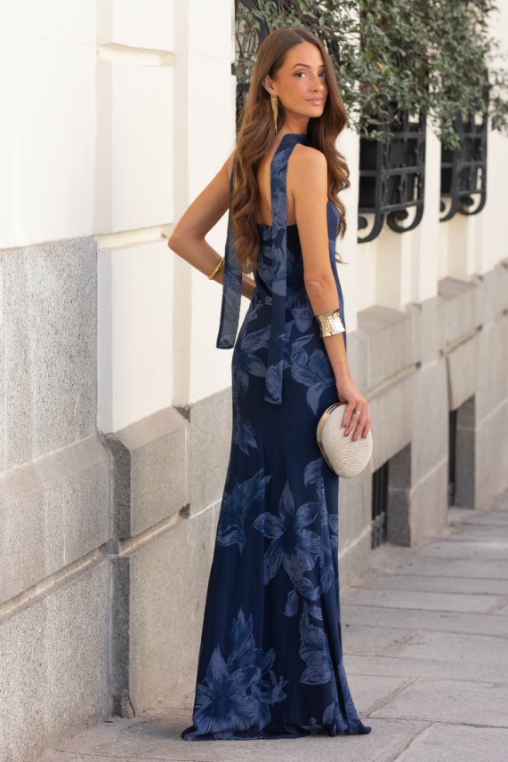 Vestido Blayde azul marino