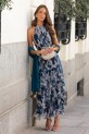 Vestido Bihan azul marino