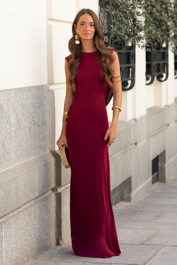 Vestido Zimelli burdeos